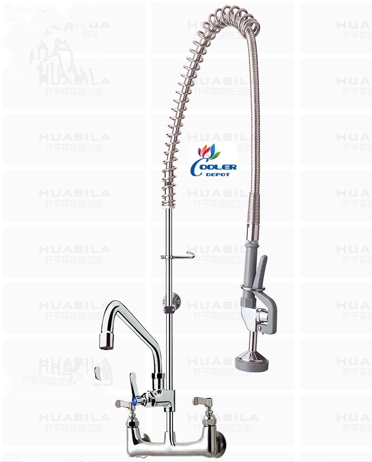 NEW Commercial Sink Faucet w/ Flush Line Kitchen Restaurant Bar Model PR-98R