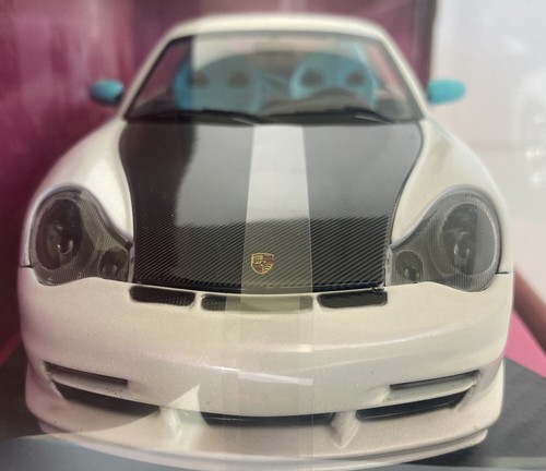 Porsche 911 GT3 RS (996) Die-cast Model Car by Jada "Pink Slips" series White - Picture 7 of 11
