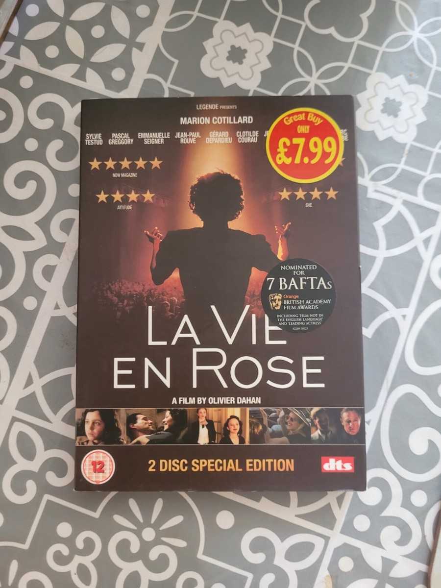 La Vie en Rose (DVD, 2007) Disc Special Edition Slipcover Marion