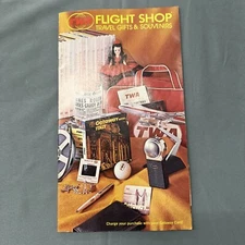 TWA Flight Shop Catalog Gifts Souvenirs & Travel Accessories Airplane
