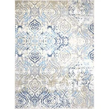 Home Dynamix Melrose Audrey Area Rug 9x12 Ivory/Blue