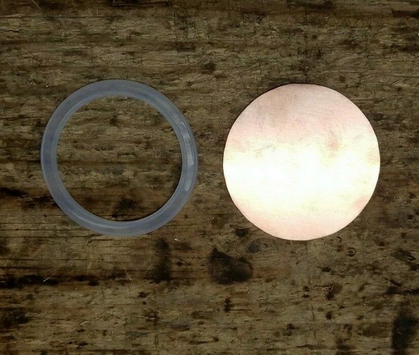 DIY Moonshine Thumper Gin Basket 16oz Copper Disk + Wide Mouth Mason Jar Gasket 