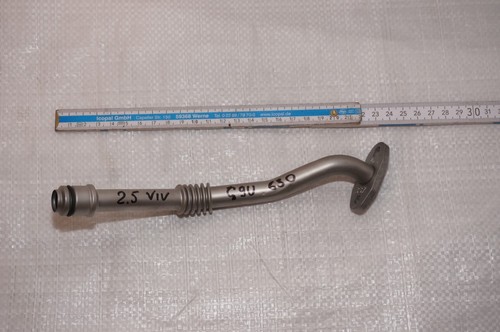 Renault Opel Nissan 2.5 G9U 630 Ablauf Rohr Leitung Ölleitung Turbolader Turbo