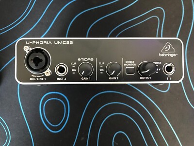 Behringer U-PHORIA UMC22 USB Audio Interface - Schwarz
