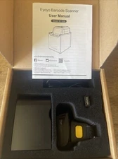 Eyoyo 2D Wireless Ring Barcode Scanner Bluetooth Wearable Mini Finger Reader