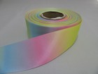 3mm 10mm 15mm 25mm 38mm 50mm Light Pastel Rainbow Unicorn Satin Ribbon Foil shim