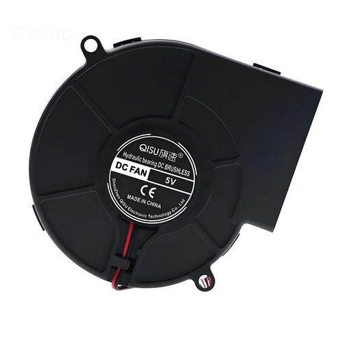 9733 Turbine Radiallüfter Lüfter Bauteilkühler Bürstenlos 5V 12V 24V Fan Cooler - Bild 6 von 6