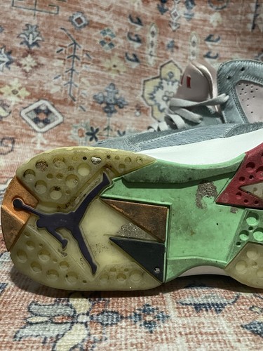 Nike Air Jordan 7 Retro SE Hare 2.0 Sneakers CT8528-002 Men’s Size 9.5 No Box - Picture 16 of 24