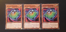 Yu-Gi-Oh! 3x Cipher Etranger, RATE-DE011/ MP17-DE179, C., 1. Auflage, Excellent
