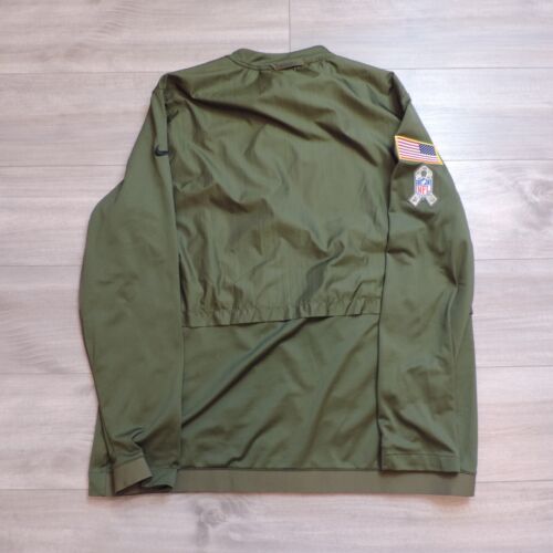 Nike San Fransisco 49ers Salute To Service Track Jacket Men XXL Green Zip Up - Picture 2 of 10