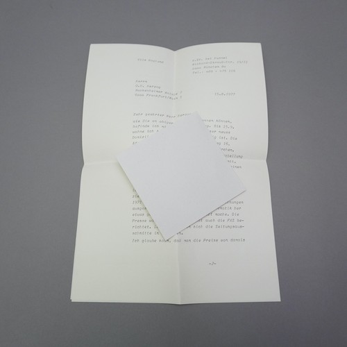Nils Haglund Correspondence 2 Letters Typed and Hand Signed 1.71.ABI - Picture 5 of 7