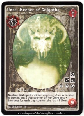 Unre, Keeper of Golgotha Harbingers of Skulls Bloodlines V:TES VTES Vampire CCG