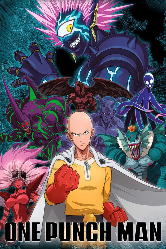 One Punch Man Anime Official Poster 