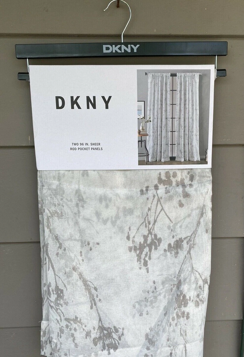 gray dkny curtains