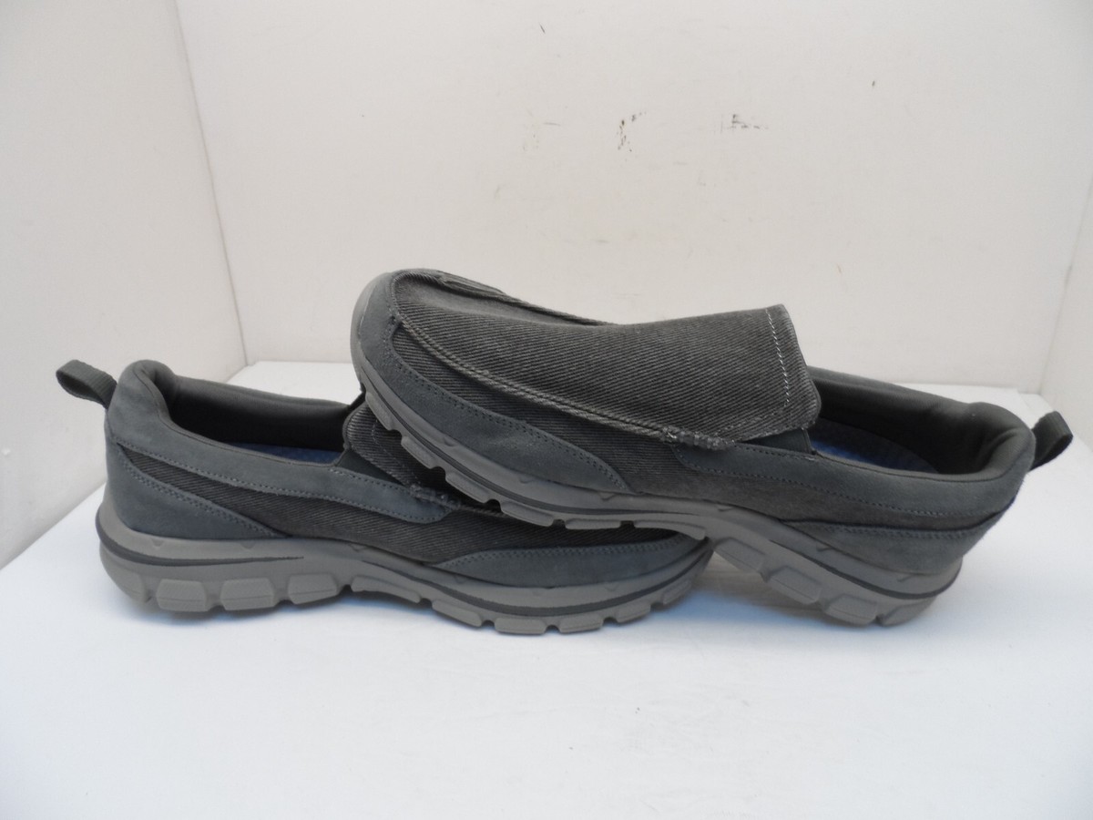 Skechers Palmero Matthis Charcoal Grey Slip On Casual Shoes Men\'s Sz 8.5-9.5 EE Men main image 2