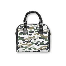 Camouflage Shoulder Handbag, Stylish Tote Bag, Everyday Purse, Fashion