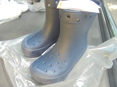New Crocs Classic Boot Women's Junior 2 J2 Navy