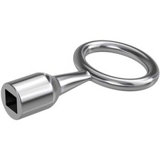 Basi 301V-9 Vierkant Schloss Schlüssel 5-10mm silber vielseitige Anwendung