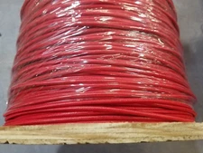 SRML  RED 12 AWG 25' FT FIBER GLASS BRAID APPLIANCE HI TEMP WIRE MOTOR LEAD