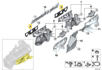 まりもページ Amazon.com: FridayParts Turbocharger 11657636784 11658643129