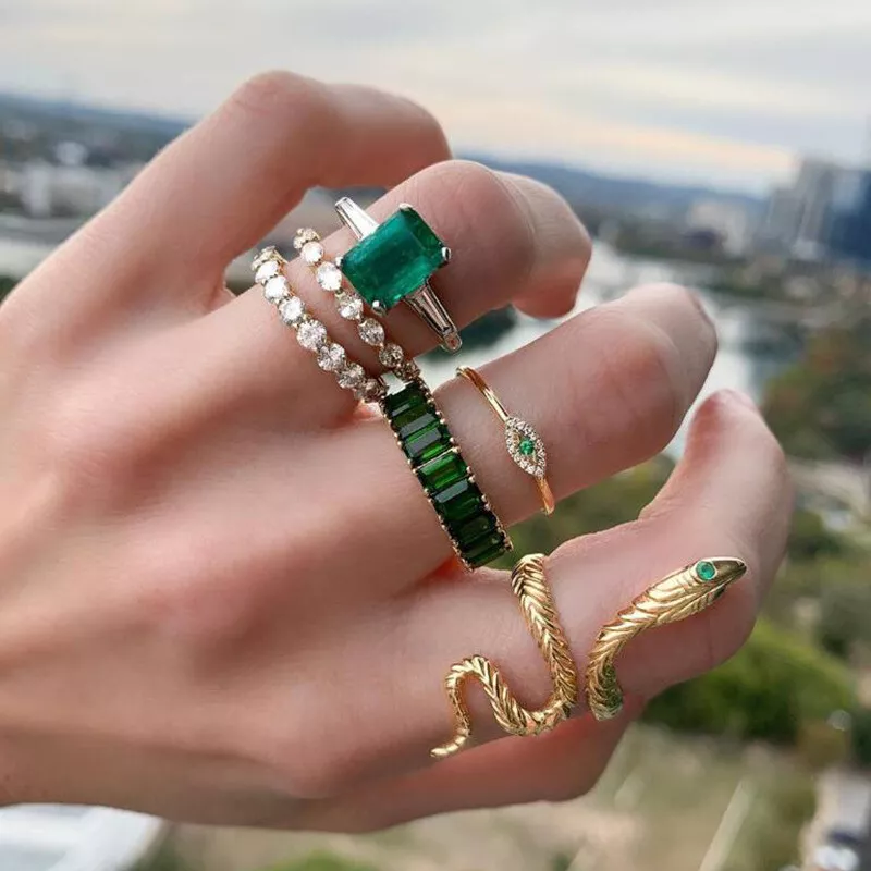 Snake ring set sale