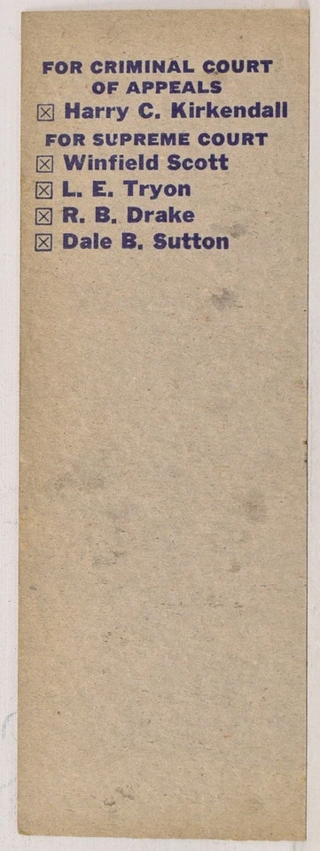 50er Jahre L.E. Troy Supreme Court Winfield Scott R.B. Drake Dale B Sutton Oklahoma - Bild 4 von 4