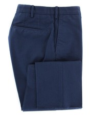 Incotex Blue Solid Pants - Slim - CA 