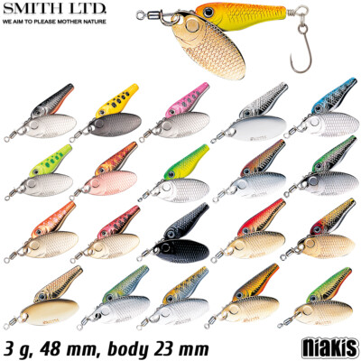 ロッド SMITH LTD TROUTIN' SPIN SERIES:G Smith Niakis 3 g Trout Spinner Assorted Colors | eBay