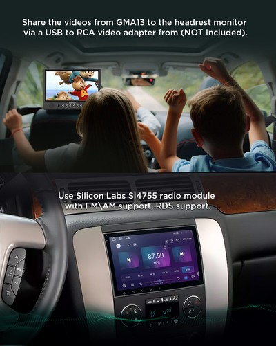 For 2008-2019 Chevy Express Van CarPlay Android 13 Car Radio Stereo GPS Nav WiFi - Picture 11 of 28