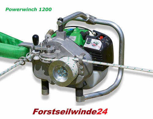 EDER Spillwinde Powerwinch SET/ ESW 1200, Forstseilwinde, Motorwinde,Benzinwinde - Picture 2 of 10