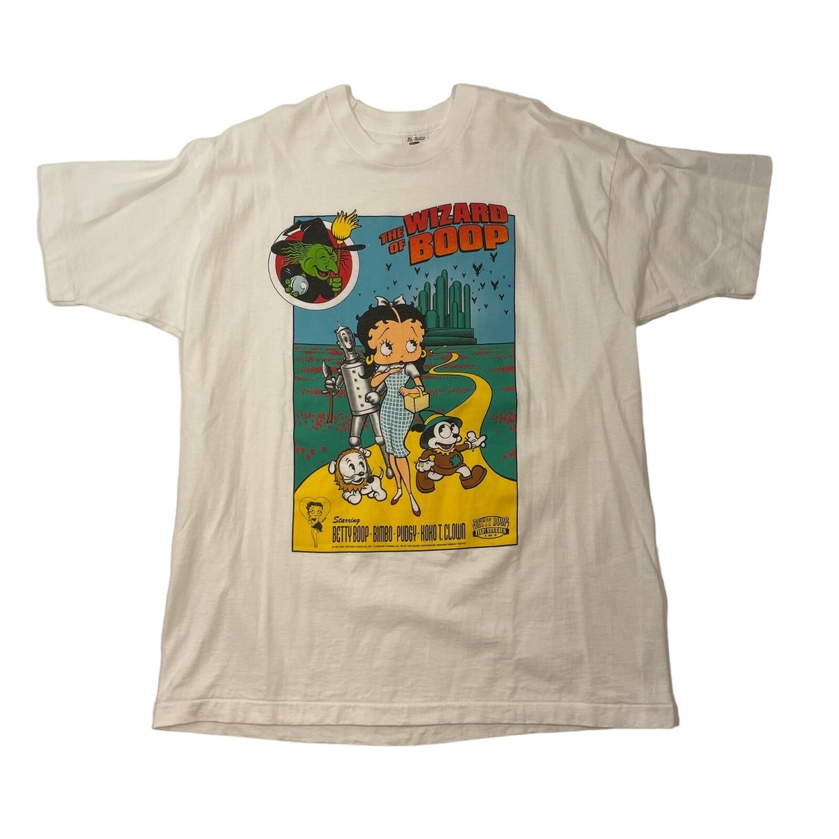 Vintage Betty Boop The Wizard Of Oz T Shirt 1995 Single Vintage Betty Boop The Wizard Of Oz T Shirt 1995 Single