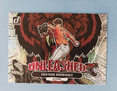 Grayson Rodriguez 2023 Panini Donruss Baseball Unleashed Vector  #U15 Baltimore