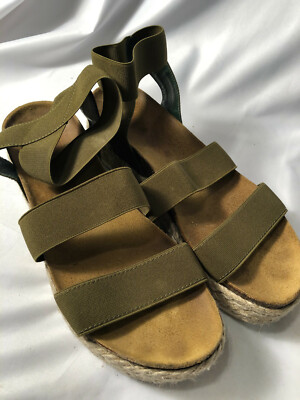 Steve Madden Olive Green Platform Sandals Steve Madden Shoes Steve