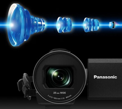 Panasonic HC-VX3 UHD 4K Video Camcorder Hybrid OIS & 24x Optical