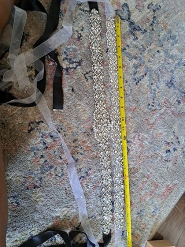 Bridal Belt for Women Dress,Wedding Dress Belt for Bride Crystal Rhinestone Sash