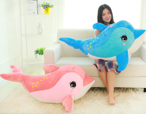 blue dolphin plush
