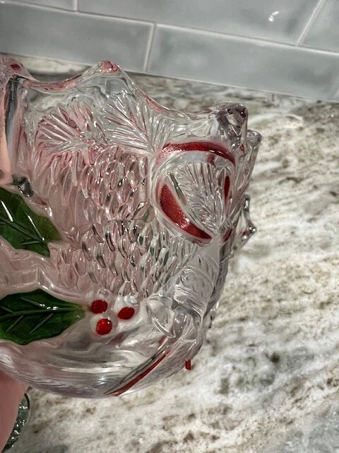 Juego de 3 campanas navideñas votivas de cristal Mikasa con velas serie de celebración Foto 4 de 4