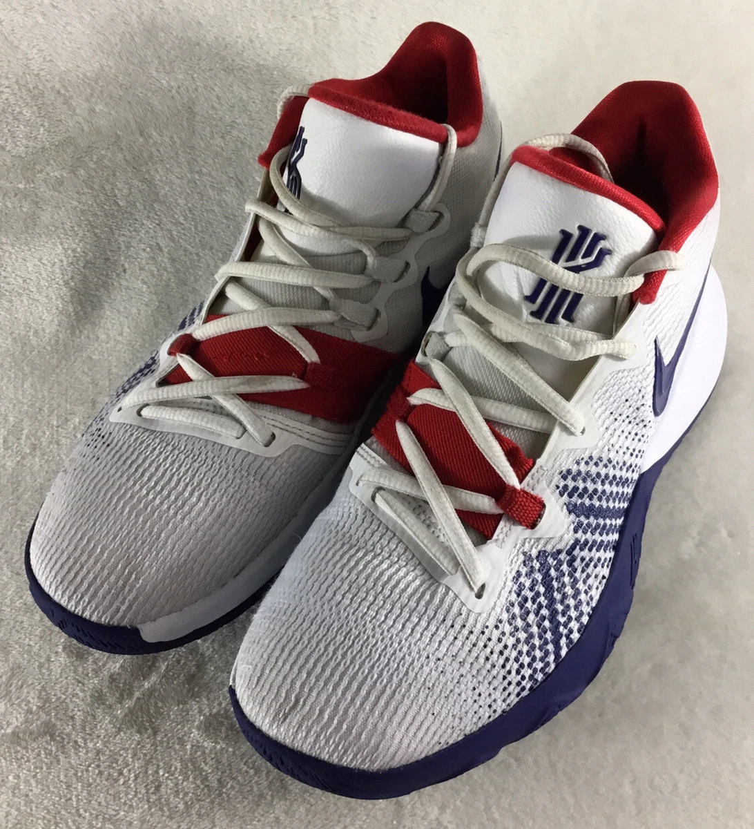 Kyrie hotsell white blue