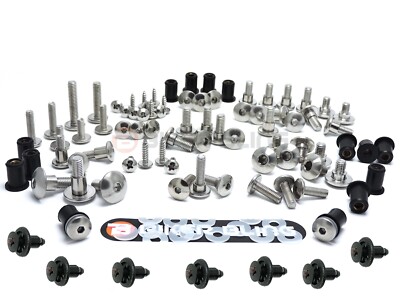 Honda CBR1000RR 2011 Edelstahl Scheibe & Motorrad Verkleidung Schrauben Kit
