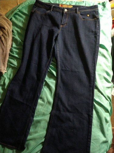 Apple Bottom Jeans Blue Denim Womens 