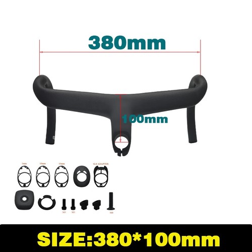 Carbon Road Bicycle Handlebar Full Internal Cable Routing Integrated Handlebar - Picture 27 of 48