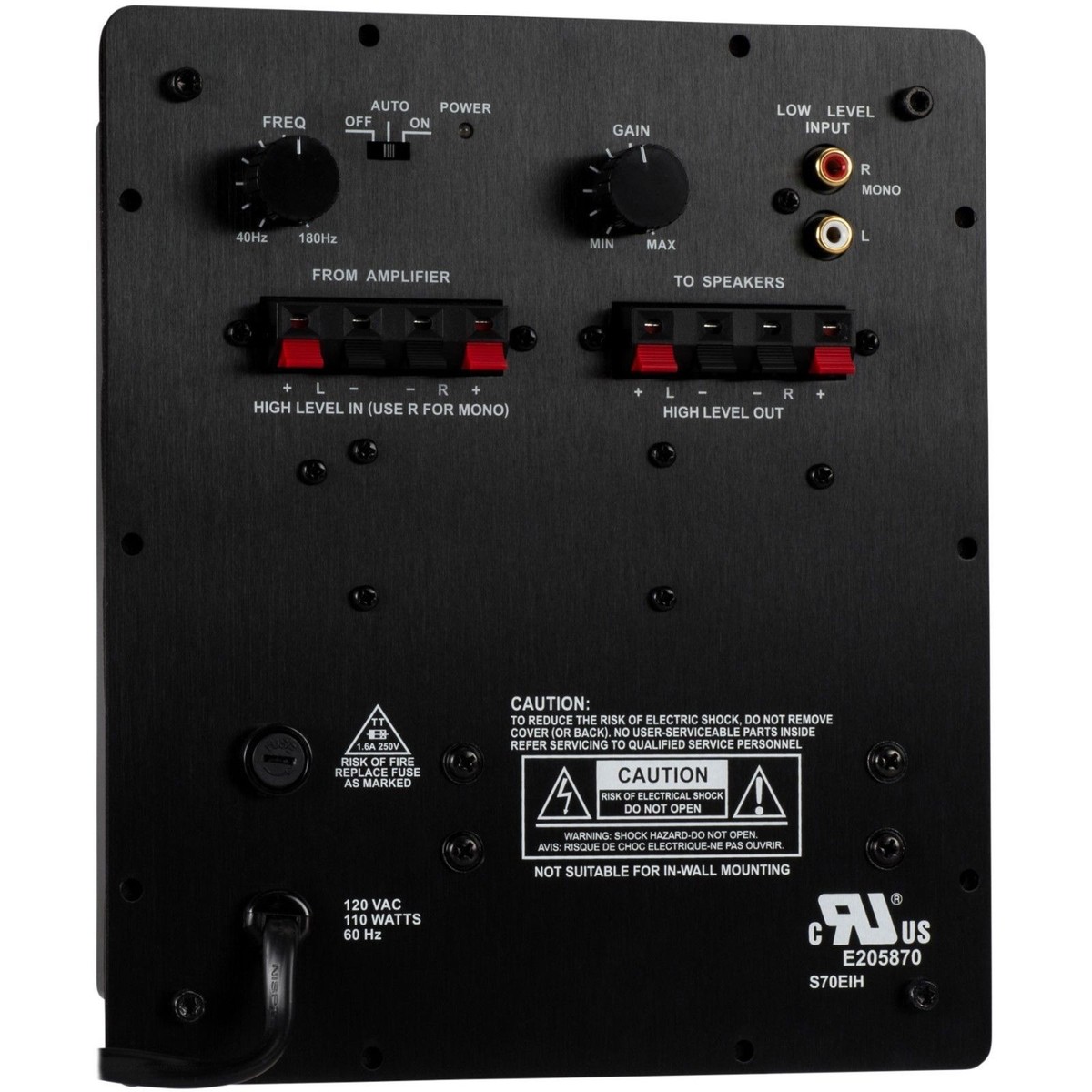 Dayton Audio - SA70 - 70W Subwoofer Plate Amplifier Dayton Audio - SA70 - 70W Subwoofer Plate Amplifier