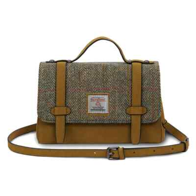 #ad Islander Orkney Harris Tweed Satchel