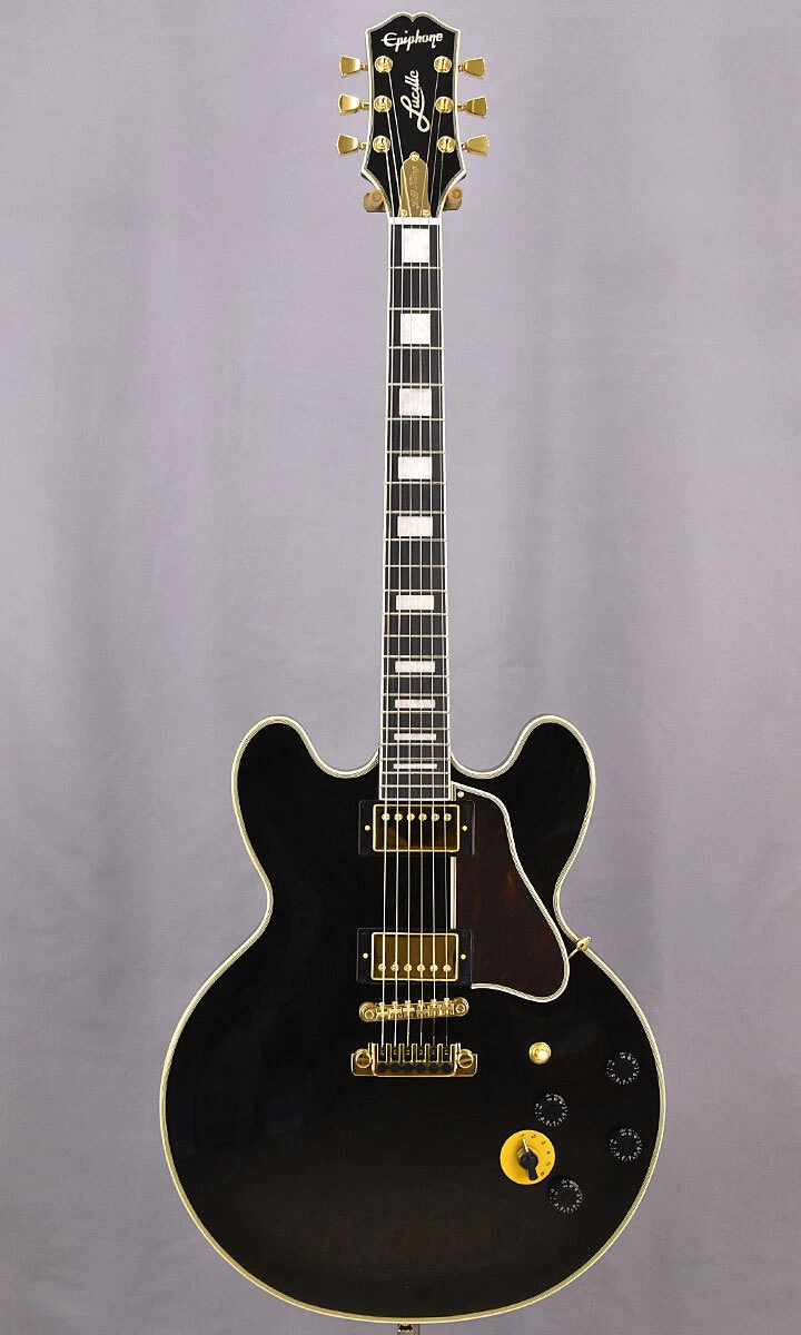 Epiphone BB King Lucille B.B. King Lucille Ebony semi-aco guitar with gig  bag