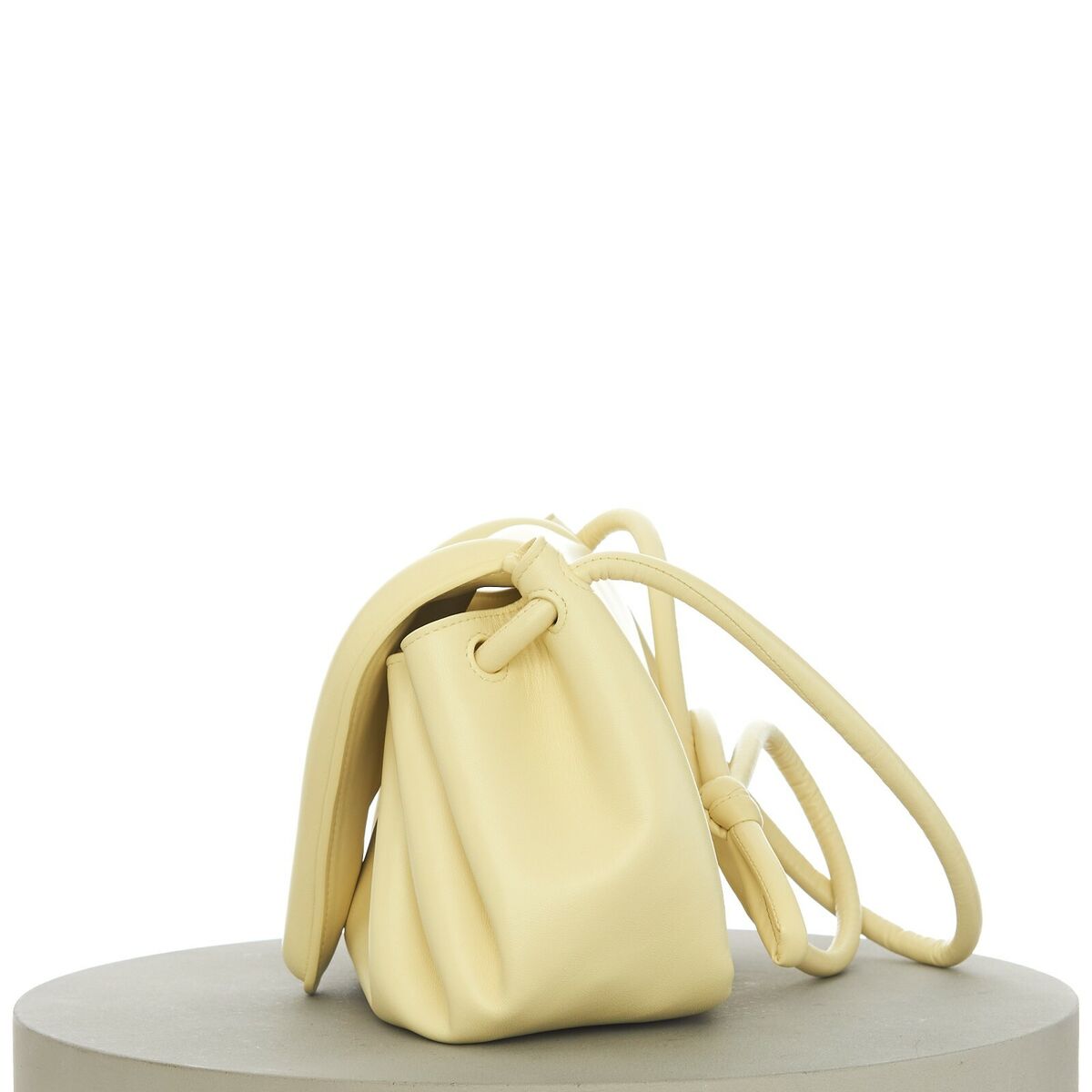 Bottega Veneta Beak Crossbody Ice Cream Leather for sale Bottega Veneta Beak Crossbody Ice Cream Leather for sale