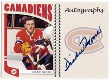 2004 2004-05 ITG Franchises Canadian Autographs #ADM2 Dickie Moore Canadiens