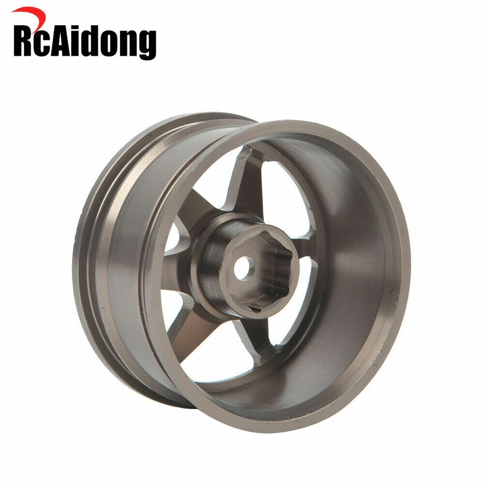 Aluminum Wheels Rims for Tamiya TT-02 SRX  HSP Redcat 1:10 RC On-road Racing Car - Image 3 of 4
