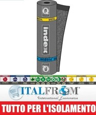 Guaina Impermeabilizzante Bituminosa Mineral Spring Poliestere Rossa H1x10m 