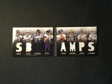 2016 Panini Preferred Game-Used SB Champs Brady Flacco Manning Brees Rodgers /49