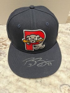 Bryce Bonnin Portland Sea Dogs 2024 Game Used Home Hat 7 1/8